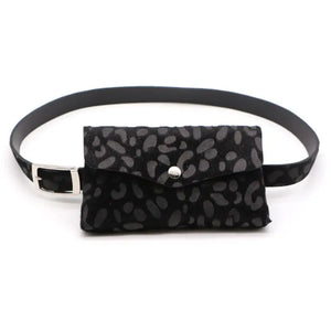 Women PU Leather Mini Waist Bag Fanny Belt Pack for Key Phone Purse