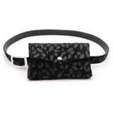 Women PU Leather Mini Waist Bag Fanny Belt Pack for Key Phone Purse