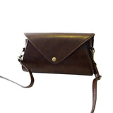 Women PU Leather Shoulder Bag Hasp Girls Tote Purse Handbag Solid Messenger