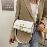 Vintage PU Leather Shoulder Bag Crossbody Handbag