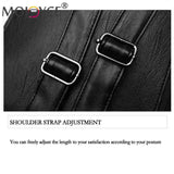 Women PU Leather Shoulder Bag Backpack Casual Travel Handbag