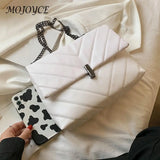 Women PU Messenger Bag Casual Chain Handbags