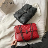 Women PU Messenger Bag Casual Chain Handbags