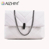 Women PU Messenger Bag Chain Flap Handbags Tote Casual Shopping