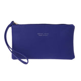 Women PU Purse Wristlet Zipper Wallet Bag Phone Key Case
