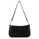 Women PU Shoulder Underarm Bag Casual Solid Small Purse Leisure Ladies Handbag