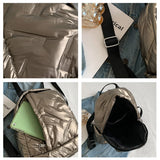 Waterproof Padded Backpack Women Student School Bags