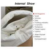 Women Padded Shoulder Bag Quilted Shopper Tote Winter Handbag