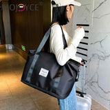 Women Patchwork Fitness Travel Shoulder Crossbody Luggage Bag
