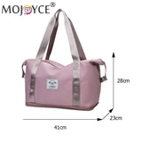 Women Patchwork Fitness Travel Shoulder Crossbody Luggage Bag
