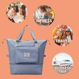 Women Patchwork Fitness Travel Shoulder Tote Bag Casual Ladies Handbags