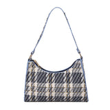 Plaid Zipper Handbag Small Shoulder Bag Lady Messenger Bag