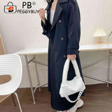 Soft Fluffy Shoulder Bag with Handle Chain for Women