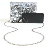 Women Polyester Crossbody Bag Purses Evening Handbag Sequin Clutch