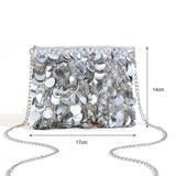 Women Polyester Crossbody Bag Purses Evening Handbag Sequin Clutch