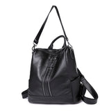 Women Pu Leather Backpack Casual Soft Shoulder Bag Backpack For Teenagers Girls
