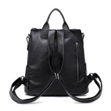 Women Pu Leather Backpack Casual Soft Shoulder Bag Backpack For Teenagers Girls