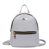 Women Leather Backpack School Rucksack Satchel Travel Bag