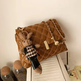 Women Pu Leather Chain Shoulder Messenger Bags High Ladies Crossbody Bags