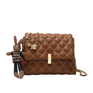 Women Pu Leather Chain Shoulder Messenger Bags High Ladies Crossbody Bags