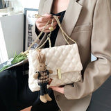 Women Pu Leather Chain Shoulder Messenger Bags High Ladies Crossbody Bags