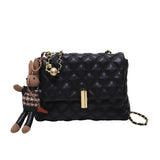 Women Pu Leather Chain Shoulder Messenger Bags High Ladies Crossbody Bags