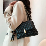 Women Pu Leather Chain Shoulder Messenger Bags High Ladies Crossbody Bags