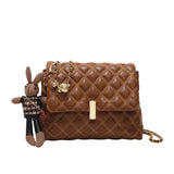 Women Pu Leather Chain Shoulder Messenger Bags High Ladies Crossbody Bags