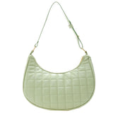 Checker Pattern PU Leather Small Hobos Women Purse