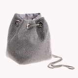 Rhinestone Bucket Shoulder Bag Sequin Diamond Evening Party Purse