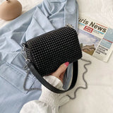 Rhinestone Shoulder Bag Crossbody Women's Handbag Party Purse