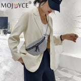 Sparkling Rhinestone Waist Bag Fanny Chest Pack Bling Chain Crossbody Pouch