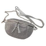Bling Rhinestone Waist Bag Fanny Pack Crossbody Pouch