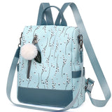 Women's College Wind Travel Shoulder Bag Backpack