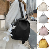 Women'S Backpack Solid Oxford Small Backpacks Student Schoolbag