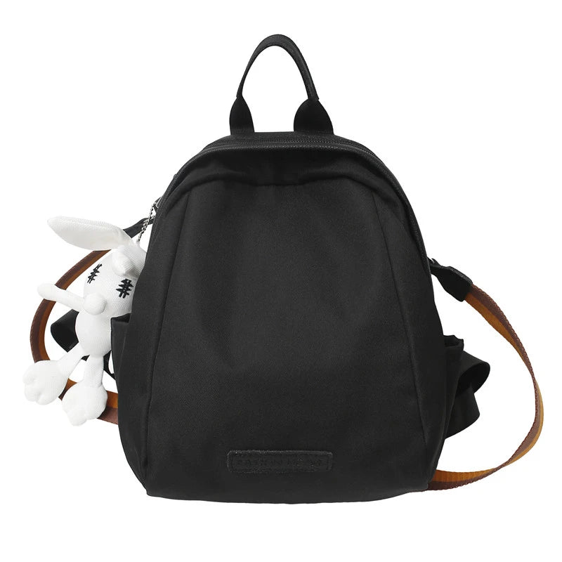 Women'S Backpack Solid Oxford Small Backpacks Student Schoolbag