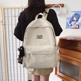 Women School Backpack Teen Girl Mochila Bagpack Pack Nylon Backpack