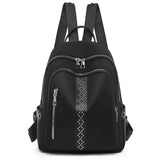 Women School Backpacks Zipper Ladies Backpack Large Capacity Teenage Girls
