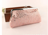 Sequined Coin Purse Clutch for Women, 5 Colors