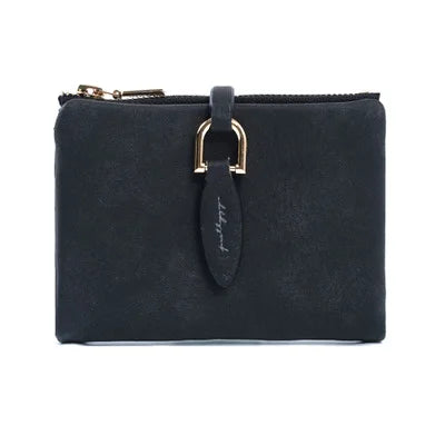 Vintage PU Leather Lady Clutch Wallet Matte Women Wallet Female Purse