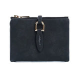 Vintage PU Leather Lady Clutch Wallet Matte Women Wallet Female Purse