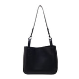 Retro PU Leather Messenger Bag Autumn Winter Texture Bucket
