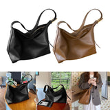 Leather Shoulder Bag for Women Adjustable Strap Hobo Handbag