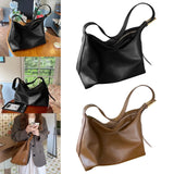 Leather Shoulder Bag for Women Adjustable Strap Hobo Handbag