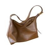 Leather Shoulder Bag for Women Adjustable Strap Hobo Handbag
