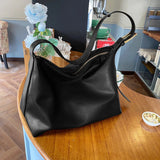Leather Shoulder Bag for Women Adjustable Strap Hobo Handbag