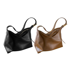 Leather Shoulder Bag for Women Adjustable Strap Hobo Handbag