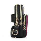 Women Shoulder Bag 3 Layer Wallet Crossbody