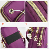 Women Shoulder Bag Balloon Phone Crossbody 3 Layer Wallet