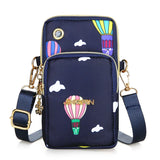 Women Shoulder Bag Balloon Phone Crossbody 3 Layer Wallet